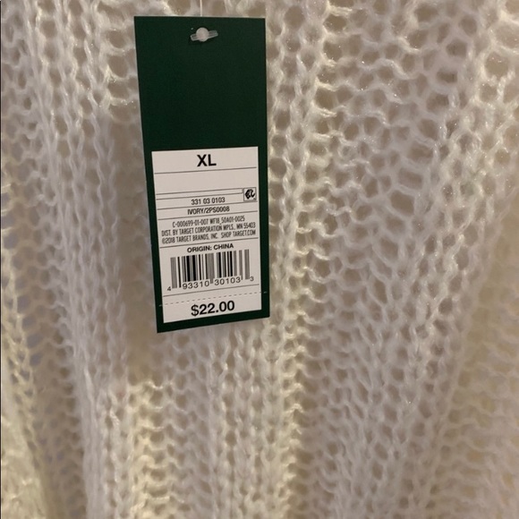 Wild Fable Ivory color very lightweight sweater XL - Picture 7 of 8